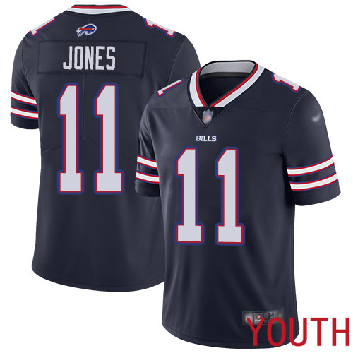 Youth Buffalo Bills 11 Zay Jones Limited Navy Blue Inverted Legend NFL Jersey